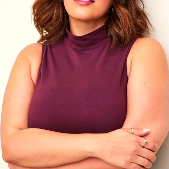 ❤️NWT VINTAGE TORRID MINI DRESS BODYCON SOFT - WINE COLOR - FOXY KNIT DRESS 3X - Picture 6 of 11